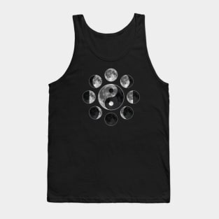 Ying Yang Moon Phases Tank Top